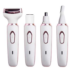 Maquinilla de Afeitar Eléctrica Profesional 4 en 1, Dispositivo de Depilación Ligero y Portátil, 500 mAh, Recortadora Indolora para el Hogar, en Inglés - Product Image 1
