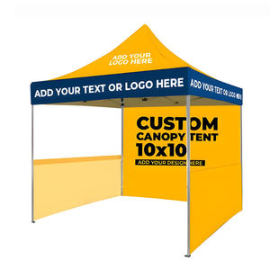 Tente Pop-Up Personnalisable Double Couche <span class=keywords><strong>10x10</strong></span> Écologique Imperméable avec Cadre en Aluminium et Logo pour Événements, Affaires et Salons Professionnels - Product Image 6