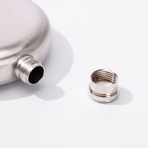 Y6 thép không gỉ Hip <span class=keywords><strong>Flask</strong></span> 5/8oz Vòng không bị rò rỉ ngoài trời cắm trại du lịch uống Chai Chai Chai Chai Rượu Whisky Rượu <span class=keywords><strong>Flask</strong></span> - Product Image 4