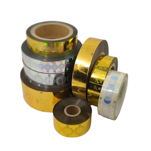 Custom Color and Size Holographic Waterproof Foil Roll with <b>Hot</b> Stamping for Paper Packaging - Product Image 3