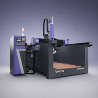 Machine de fraisage CNC à tête oscillante 4 axes 1325 pour la sculpture sur bois 3D, la découpe de moules en mousse EPS, la gravure et la fabrication de meubles