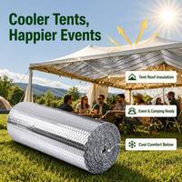 Isolation thermique moderne en mousse à bulles en aluminium écologique pour tapis de couchage de camping et couche thermique de sol