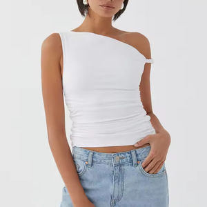 Runwaylove R397 Blanc Luxe <span class=keywords><strong>Bree</strong></span> Ruched Twist Top - Product Image 2