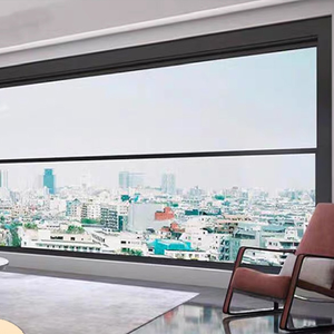 अनुकूलित बुद्धिमान इलेक्ट्रिक लिफ्ट विंडो साउंडप्रूफ स्लाइडिंग शैली रोलर ब्लाइंड बालकनी सीलिंग ग्लास एल्यूमीनियम अन्य खिड़कियां - Product Image 2