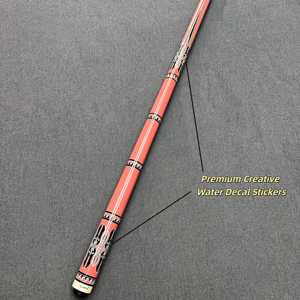 Cues de <span class=keywords><strong>billard</strong></span> CUPPA de haute qualité <span class=keywords><strong>en</strong></span> érable, manche <span class=keywords><strong>en</strong></span> fibre de carbone rose, faible déviation, joint radial, 10,5 mm 11,5 mm - Product Image 2