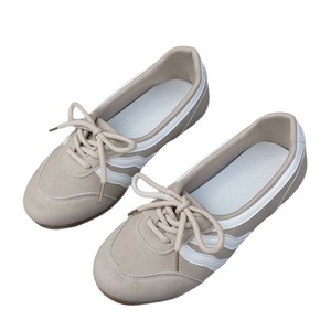 <span class=keywords><strong>Scarpe</strong></span> Bianche da Donna con <span class=keywords><strong>Tacco</strong></span> Nascosto, Doppio Laccio Posteriore, <span class=keywords><strong>Tacco</strong></span> Piatto, Casual, Trendy, Ideali per Abbinare con Abbigliamento Sportivo - Product Image 6