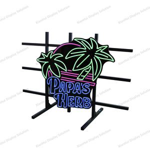 कस्टम आउटडोर चमकदार लोगो पर साइन ऐक्रेलिक धातु प्रदर्शन रंगीन नीयन संकेत - Product Image 2