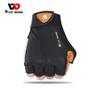 Tây đi xe đạp mùa hè nửa ngón tay đi xe đạp Găng tay da và không thấm nước MTB xe máy leo núi đi xe đạp - Product Image 3