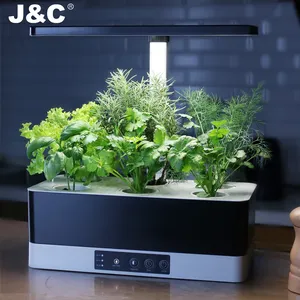 Maceta inteligente personalizada para jardín, sistema de cultivo hidropónico para interior de hierbas, OEM