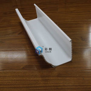 CAILIN 5,2 дюймов, 7 дюймов, белый, черный, коричневый, ПВХ водостоки, кровельная система дренажа дождевой воды, лидер продаж в Доминиканской Республике - Product Image 5