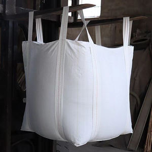 500 ק "ג 1000 ק" ג 1500 ק "ג 1 טון 2 טון נשיפה פלסטיק ג 'מבו שטוח תחתון פיבי שקיות טון לאחסון ותחבורה - Product Image 2