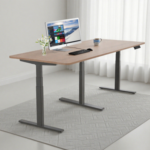 3 chân thép có thể điều chỉnh L hình dạng ngồi đứng điện Chiều cao có thể điều chỉnh góc 90 180 điều hành Bàn máy tính văn phòng - Product Image 1