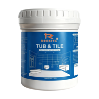 Peinture de couleur pour carrelage ROCKIYA, revêtement de rénovation rapide séchant rapidement pour céramique et porcelaine, pour salle de bain, cuisine et sol, antidérapant et durable