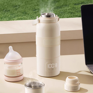 เครื่องอุ่นขวดนมอัตโนมัติอัจฉริยะแบบพกพาอเนกประสงค์สูตรน้ำร้อนสำหรับเดินทาง - Product Image 5