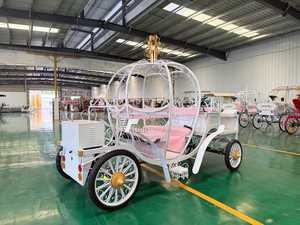 Chariot de princesse haut de gamme en forme de citrouille pour enfants, idéal pour les sites touristiques, les hôtels et les réceptions de mariage - Product Image 3