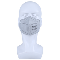 Masque facial jetable pliable 5 plis en tissu non tissé anti-poussière, fabriqué sur mesure par un fabricant professionnel, marque JIHUA
