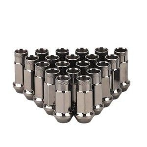 Lug Nuts 48mm Aluminum Alloy M12x1.5 19mm Across <b>Flats</b> For Toyota Car Modification - Product Image 3