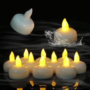 Hot Selling LED Waterproof Electronic Candle Light <b>Float</b> on Water Home Indoor Outdoor Decoration Flameless Candle <b>Lamp</b> - Product Image 1
