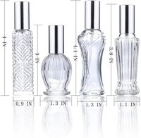 Botellas de Perfume rellenables, Spray de vidrio vacío, regalos de boda