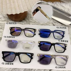 Lunettes de soleil photochromiques pour hommes Zs 95018, monture carrée en plastique et métal, protection UV400, classe 2, style tendance - Product Image 2