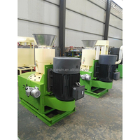 Presse à granulés automatique SKJ350 à matrice plate Machine à granulés avec composants de base Moteur à roulement