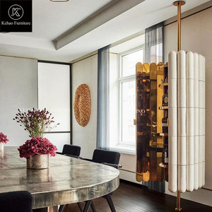 New Factory Custom Newly Designed Ceramic Wine Cabinet Luxurious Mirror Polished Stainless Steel Bar <b>Storage</b> Fowt31 - Product Image 6