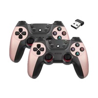 Vente flash : 029D Manettes sans fil doubles 2.4G, manette de jeu sans fil doubles pour Android TV et TV BOX PC
