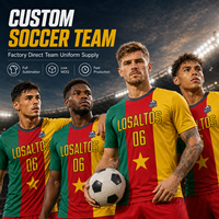 Camiseta de Fútbol Personalizada con Insignia del Equipo, Nombre y Número, Ropa Deportiva Transpirable para Partidos de Fútbol