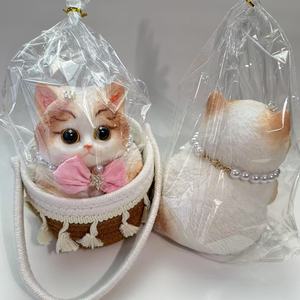 Juguete Antiestrés Blando de <span class=keywords><strong>Gato</strong></span> de Silicona Personalizado Pintado a Mano 2025, Nuevo Juguete Sensorial Estético Viral para Aliviar el Estrés para Niños <span class=keywords><strong>y</strong></span> Adultos - Product Image 4