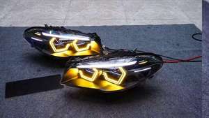 ชุดอัปเกรดไฟหน้า LED แบบเต็มชุดสำหรับ BMW 5 Series F10/F18อัพเกรดเลนส์ไฟหน้า G30สี RGB F10 <span class=keywords><strong>E90</strong></span> - Product Image 4