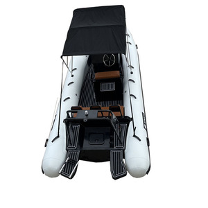 Nouveau design 2024, bateau semi-rigide en aluminium de 18 pieds, RIB 560, bateaux pneumatiques Hypalon/PVC à vendre - Product Image 5