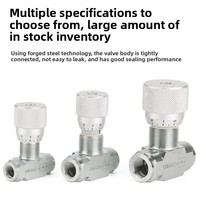 Válvula de Control de Flujo Hidráulico Serie STU STB, NPT 1/4 3/8 1/2 3/4, Válvula de Aguja Ajustable, Regulador de Velocidad de 5000 PSI para el Mercado Estadounidense