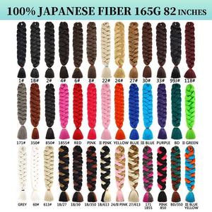 <span class=keywords><strong>Capelli</strong></span> Sintetici Intrecciati Pre-Stirati Ombre per Acqua Calda, Jumbo, Economici, 82 Pollici, per Trecce Africane - Vendita all'Ingrosso - Product Image 6