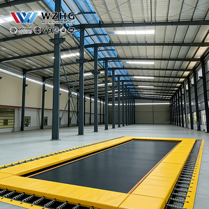 Edificio de Acero Prefabricado para Arena de Trampolines, Estructura Resistente de Gran Envergadura, Diseño Moderno, 50m de Longitud, Multinivel - Product Image 1