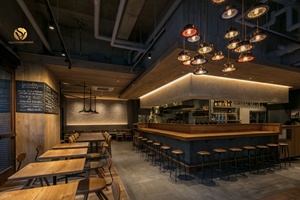 Muebles para restaurante japonés, barra de sushi moderna, constructor personalizado, diseño de interiores <span class=keywords><strong>Izakaya</strong></span> - Product Image 4