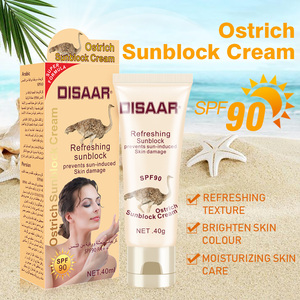 Dissar Natural SPF 90 sol protección de solar hidratante de avestruz protector solar crema para la piel de todos - Product Image 2