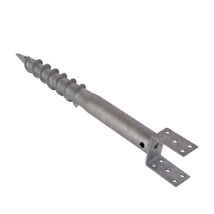Ancrage de <span class=keywords><strong>poteau</strong></span> d'ancrage à vis galvanisé à chaud 71x71x685mm - Product Image 2