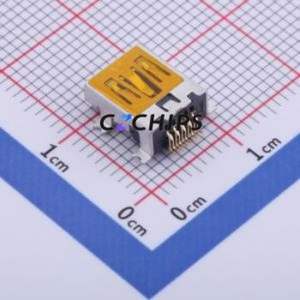 920-462A2021S10112 USB Connector SMD Connector ( Connector Type: Mini-B )( Gender: Female )( Mounting Type: Horizontal Mount ) - Product Image 2