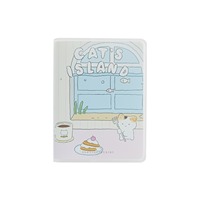 Cuaderno de Notas Mini Portátil con Diseño de Gato, para Estudiantes, para Dibujar y Escribir