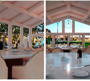เต็นท์ร้านอาหารพีวีซีกันน้ำแบบเป่าลม บ้านทรงกลม รีสอร์ทกลางแจ้ง สำหรับทุกฤดู โปร่งใส ใช้เป็นแผงลอยขายอาหารในตลาดกลางคืน - Product Image 2