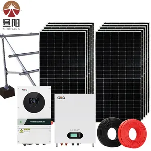 Hybrid 10kW Solar System 15kW 20kW Solar Panel Power System Complete Set For Household