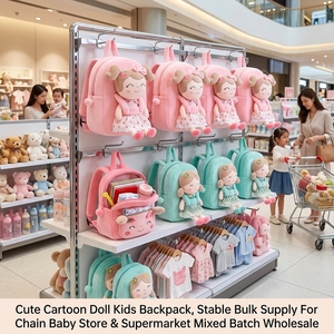 <span class=keywords><strong>Sac</strong></span> à <span class=keywords><strong>dos</strong></span> mignon et <span class=keywords><strong>kawaii</strong></span> pour filles, en peluche, pour les tout-petits, les voyages, la maternelle, à porter à l'épaule - Product Image 4