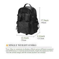 Mochila para Hombre, Diseño Funcional, Transpirable, Anti-Robo, de Poliéster Oxford, para Viajes al Aire Libre, Estudiantes Universitarios, Deportes, Computadora