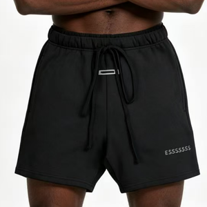 Shorts décontractés pour hommes, vente chaude, élastiques, amples, taille haute, avec cordon de serrage, pour la gym, le running et la course à pied - Product Image 6