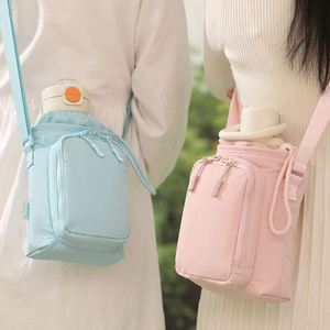 Mochila de Hidratación para Exteriores, Bolsa para Botella de Agua con Compartimento Aislado y Funda para Teléfono, Nailon Resistente para Senderismo, Viajes y Ciclismo - Product Image 3
