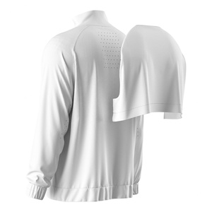 Laser Perforated Quick Dry Nylon <b>Jacket</b> with Back and Elbow Ventilation Breathable <b>Lightweight</b> Windbreaker for Outdoor <b>Running</b> - Product Image 3