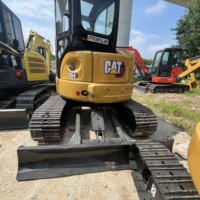 Excavatrice hydraulique compacte CAT304 d'occasion, fonctionnement flexible, faible nombre d'heures de travail, pour le terrassement et les travaux de jardinage
