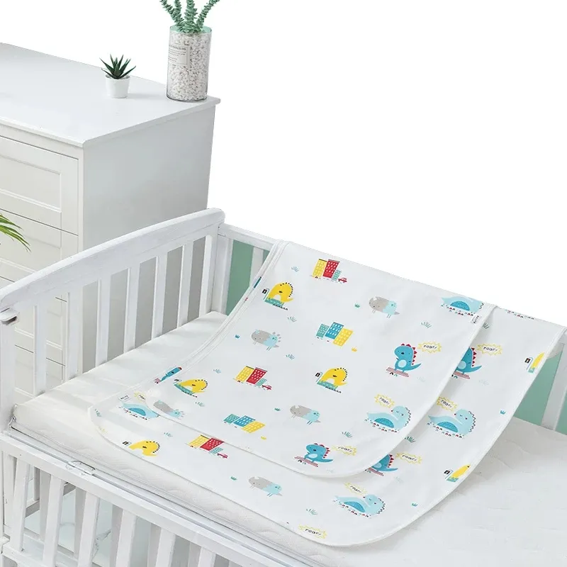 Wasbare Luier Aankleedkussen Zachte Katoen Draagbare Veranderende Pad Waterdicht Cover Matras Voor Baby