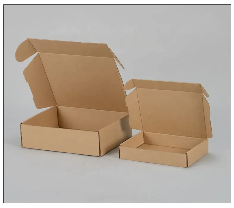 กระดาษลูกฟูกกล่องบรรจุภัณฑ์กล่องกระดาษแข็งสำหรับการขนส่งสินค้ารายการจัดส่งขายส่งทนทานย้าย Cajas