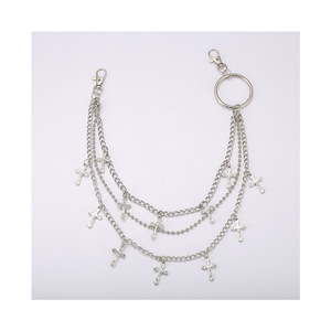 Catene Punk <span class=keywords><strong>per</strong></span> Cintura, Combinazione di Catene Multiple, Accessori Preferiti dai Rapper <span class=keywords><strong>per</strong></span> <span class=keywords><strong>Pantaloni</strong></span> - Product Image 2